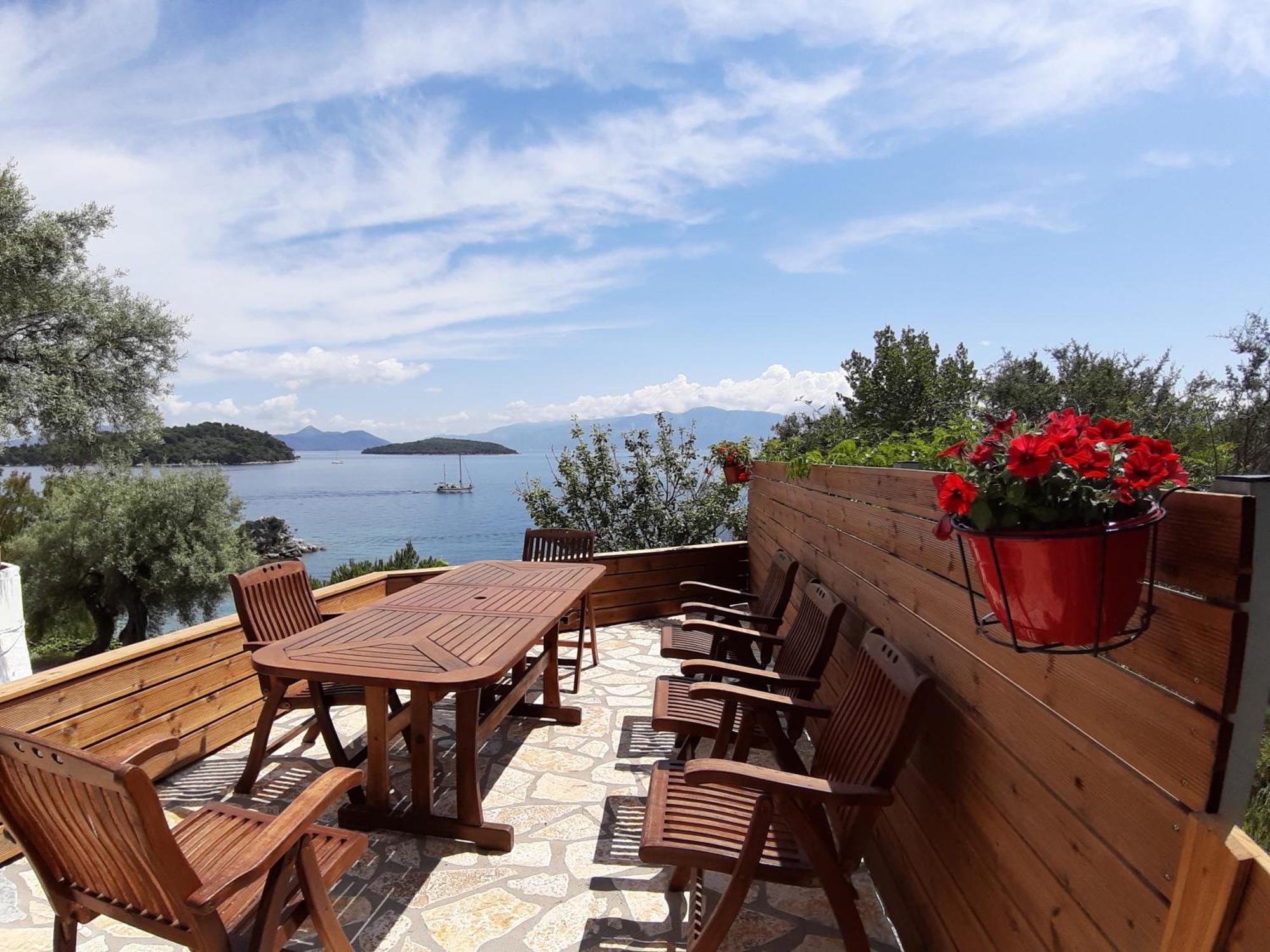 Korakias Seaview Villa Yénion Exteriör bild